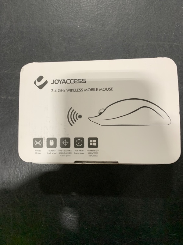 Photo 1 of JOYACCESS Silent Wireless Mouse, Portable USB Mouse with 5 Adjustable DPI Levels for Desktop, Notebook, MacBook, Chromebook, PC (Black Gold)