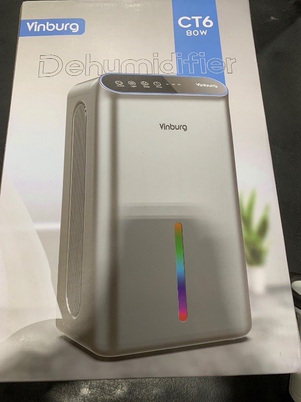 Photo 1 of 85 OZ Home Dehumidifier, 800 sq ft Dehumidifier for Basement with Drain Hose, Auto Shut-Off, Sleep Mode, 3 Gear Timer, Reusable Filter, Quiet Small Dehumidifiers for Bedrooms, Bathrooms, RV, Closet2