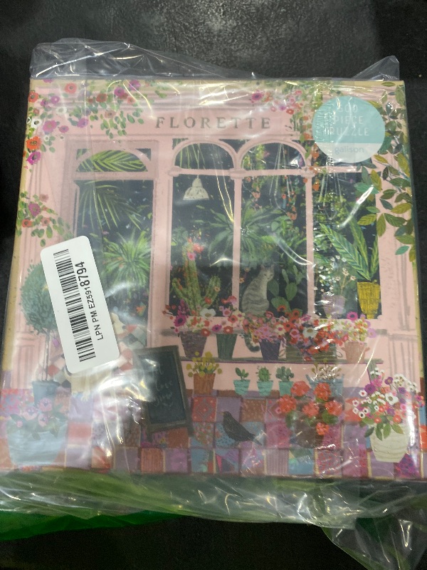 Photo 1 of Galison Florette Puzzle, 500 Pieces, 20” x 20” – Floral Jigsaw Puzzle with a Beautiful Illustration by Victoria Ball – Thick Sturdy Pieces, Challenging Family Activity, Makes a Great Gift