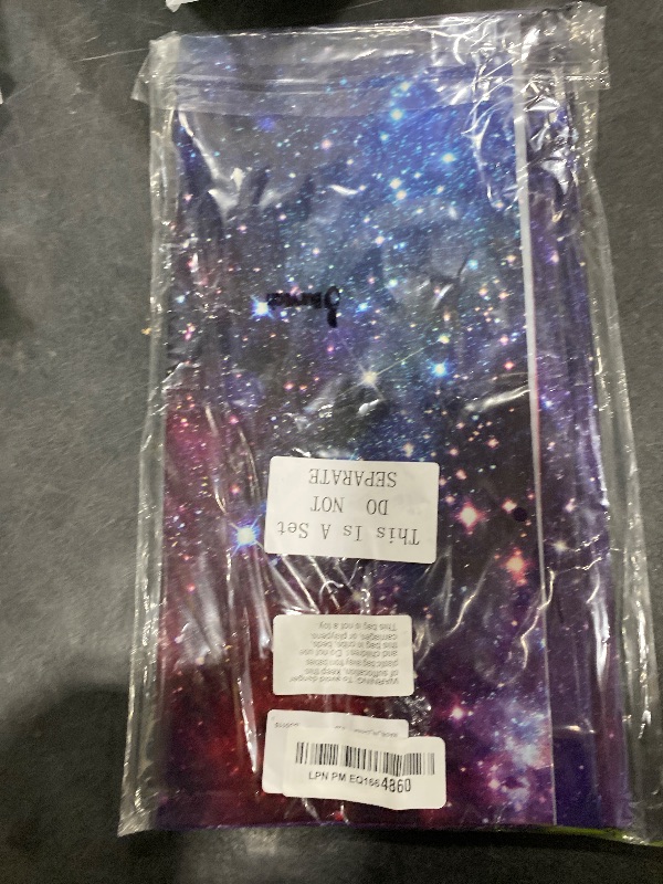 Photo 1 of 3 Pack Galaxy Tablecloth Space Starry Night Tablecloth Space Galaxy Stars Theme Party Table Cover for Birthday Home Decorations, 54 x 108 Inch(Purple Blue Green Black)