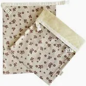Photo 1 of Ackssi Reusable Beeswax Bread Bags - 2 Pack Bees Wax Food Wraps, Homemade Sourdough Bread Storage, 2-in-1 Linen Cotton Large Freezer Container Home Baking Accessories with Lining (C2)
