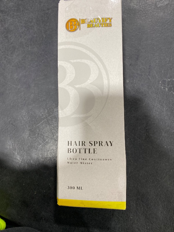 Photo 1 of BeautifyBeauties Spray Bottle For Hair – Continuous Mister Spray Bottle for Hairstyling, Cleaning, Plants, Pets, Barbers, Salons, Essential Oil Scents (10.1 Ounce)