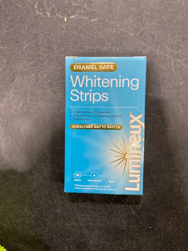 Photo 1 of Lumineux Teeth Whitening Strips 9 Treatments – Peroxide Free - Enamel Safe for Whiter Teeth - Whitening Without The Sensitivity - Dentist Formulated - Sensitivity Free
