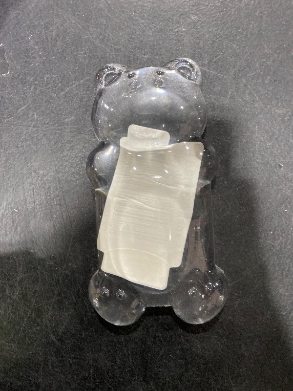 Photo 1 of Ergonomic Silicone Gel Mouse Wrist Rest – Clear Cute Bear Mouse Wrist Rest, Comfort & Support for Typing and Gaming