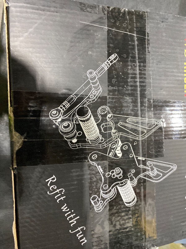 Photo 1 of JFG RACING Motorcycle Rearsets,CNC Adjustable Rear Sets Foot Pegs for NINJIA 250 2013-2017/NINJA 300 2013-2017/Z300 2013-2017/NINJA 300R EX300 2013-2014 - Black