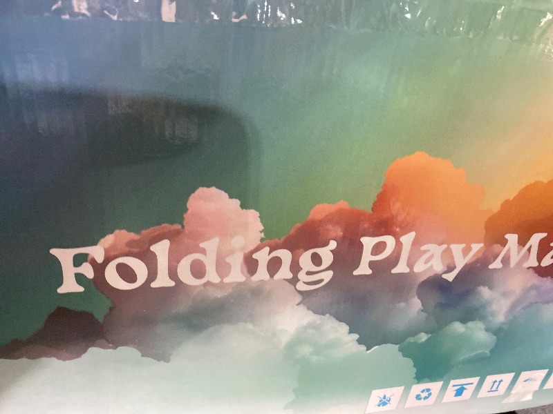 Photo 1 of Baby Play Mat, 74 x 50 Inch Play Mat Perfect for Use Baby Playpen, Foldable Baby Foam Playmat for Floor, Portable Waterproof Activity PlayMats for Babies, Infants and Toddlers