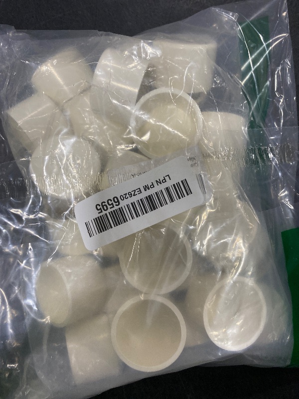 Photo 1 of Coshar 30Pcs PVC Pipe End Cap White 1-1/4" Plug Adapter Plug Socket Fittings for Build PVC Furniture DIY Garden Shelf for 1-1/4" Outer Diameter Pipe