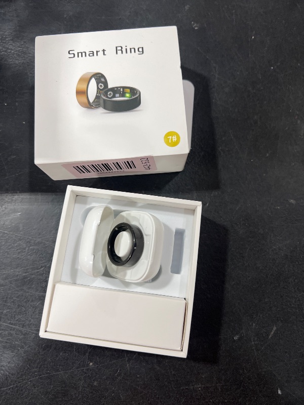 Photo 1 of Fitness Tracker Smart Ring, Lightweight Fitness Ring Health Tracker Fitness Tracker Ring with Charging Case for Men or Women, Sport Monitoring, Remote Care (9#)