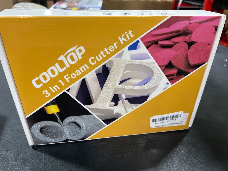 Photo 1 of Cooltop Hot Wire Foam Cutter kit, 18W Styrofoam Knife Cutter Electric Hot Wire Foam Cutting Tool, Heated Foam Carving Knife Kit with Cleaning Pen for Foam Board, Pearl Cotton, EPP, KT Board, EPS