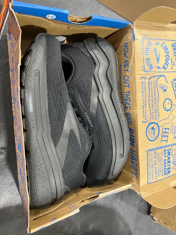 Photo 1 of Brooks Women’s Ghost Max 2 Neutral Running & Walking Shoe - Black/Black/Ebony - 8.5 Wide
