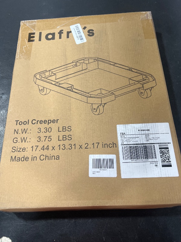 Photo 1 of ELAFROS Tool Creeper Rolling Tool Tray With 4 Swivel Casters Caddy Tray For Automotive, Mechanics, DIY enthusiasts, and garages,55 lbs Capacity
