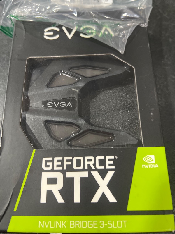 Photo 1 of EVGA GeForce RTX NV Link SLI Bridge, 3-Slot Spacing, RGB LED (100-2W-0029-LR)
