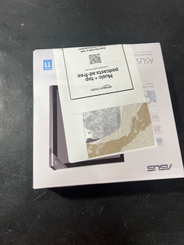 Photo 1 of ASUS ZenDrive V1M External DVD Drive and Writer with Built-in Cable-Storage Design, USB-C Interface, Compatible with Win 11 and macOS, M-DISC Support (SDRW-08V1M-U)