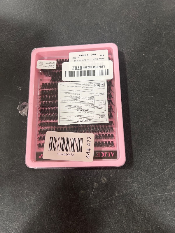 Photo 1 of 280Pcs Wispy Individual Lashes DIY Eyelash Extensions 8-16MM D-Curly Lash Extensions Lash Clusters 80D Cluster Eyelashes DIY at Home by ALICE