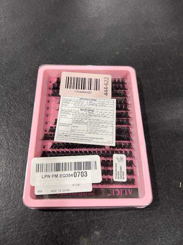 Photo 1 of ALICE Lash Clusters 336pcs 80D Lash Extensions Cluster Eyelash Extensions Thick Volume Faux Mink Individual Lashes Mix 10-18mm Long Eyelash Clusters