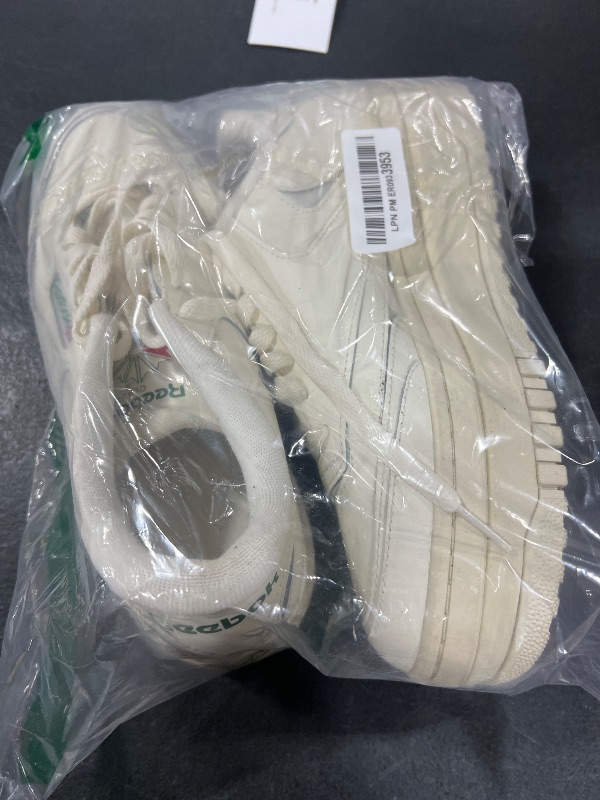 Photo 1 of Reebok Club C Extra Platform Sneakers for Women, White Casual Tennis Women's Fashion Sneakers, Womens Shoes Size 5 to 11, Chalk/Chalk/Glen Green, 8.5 Medium