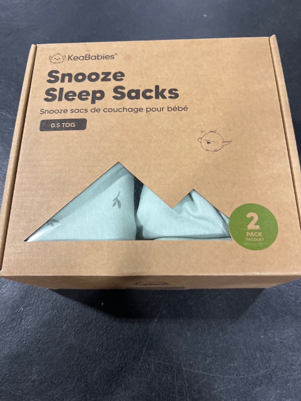 Photo 1 of 2-Pack Baby Sleep Sacks, Zipper Wearable Blanket - 0.5TOG Organic Cotton, Lightweight, Soft Cozy Toddler Sleeping Sack 6-12 months,Easy to Wear Large Newborn Transition Swaddles Sleepsacks (Bunnies)