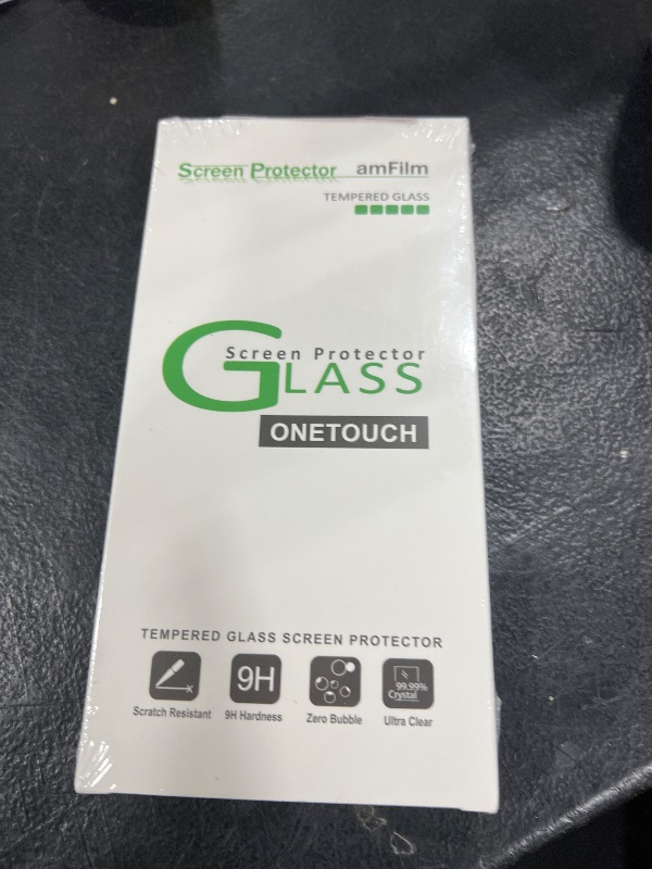 Photo 1 of amFilm OneTouch Screen Protector for iPhone 17 Pro 6.3'' + Camera Lens Protector | Auto-Alignment Install | Bubble Free | 9H Tempered Glass | Shatterproof | FHD Clarity | Case Friendly | 2+4 Pack