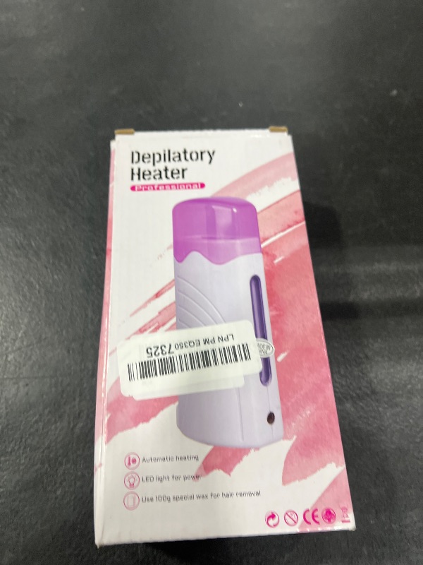 Photo 1 of Roll On Wax Warmer for Hair Removal, Roller Heater for Depilatory Cartridge, Home Waxing Kit for Women Men 110V