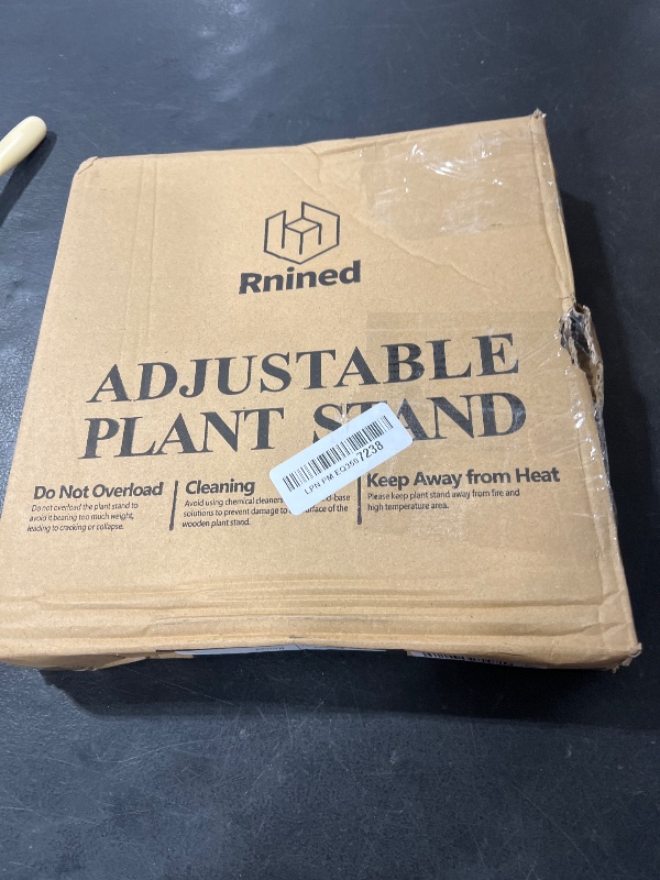 Photo 1 of Rnined Adjustable Plant Stand Indoor,Bamboo Mid Century Modern Plants Stands, Stable Plant Holder,Fit 8 9 10 11 12 inch Pots (Pot & Plant Not Included)