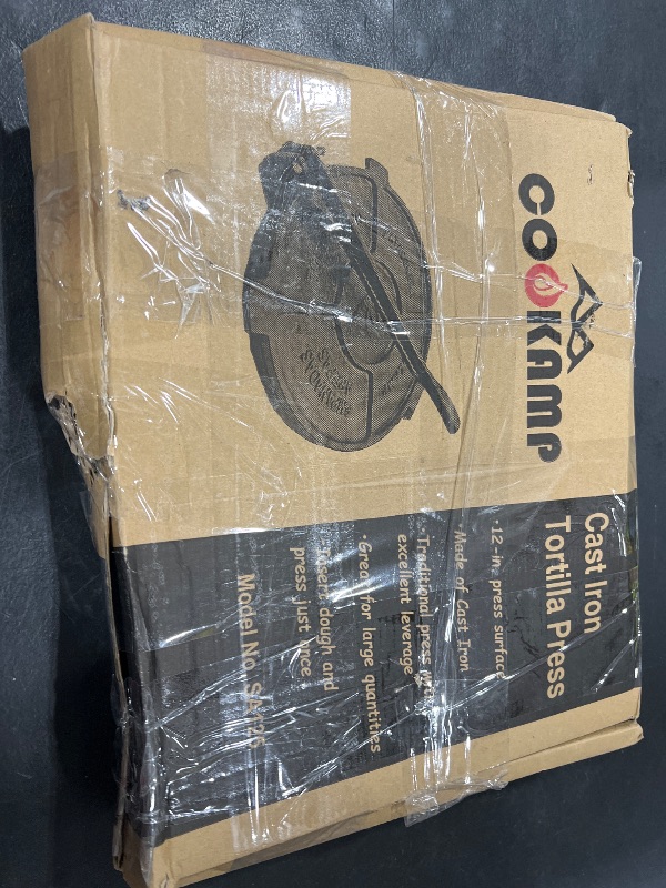 Photo 1 of Cast Iron 12 Inch Tortilla Press Tortilla Maker,Heavy Duty Tortillera Pataconera,Flour Tortilla Press(SA125) (12 INCH)