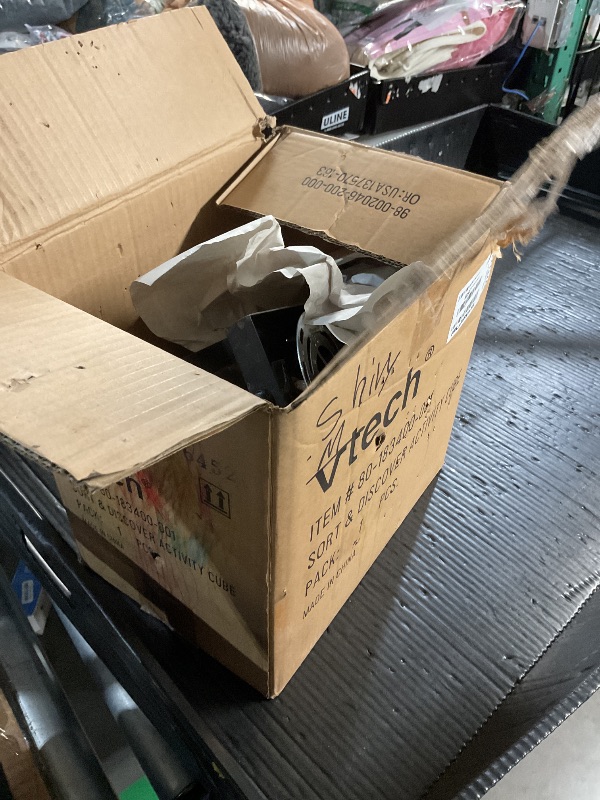 Photo 1 of ***(PARTS ONLY/MISSING PARTS/ NON FUNCTIONAL)***VIANIS 2 Pack Exterior Garage Lighting Fixtures Wall Mount, Modern Black Outdoor Porch Lights for House with Crystal Bubble Glass, 100% Aluminum Built-in 10W LED Outdoor Wall Sconce Lights Lantern