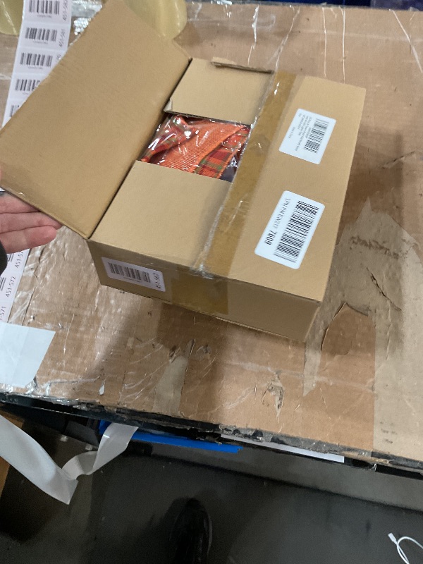 Photo 1 of [ 2 Pack & Timer ] Prelit Fall Wreath Bows with 40 LED Lights Total, 18 Inch Orange Buffalo Burlap Plaid Bows for Wreath, Fall Bows Tree Topper Front Door Thanksgiving Home Decor Indoor Outdoor