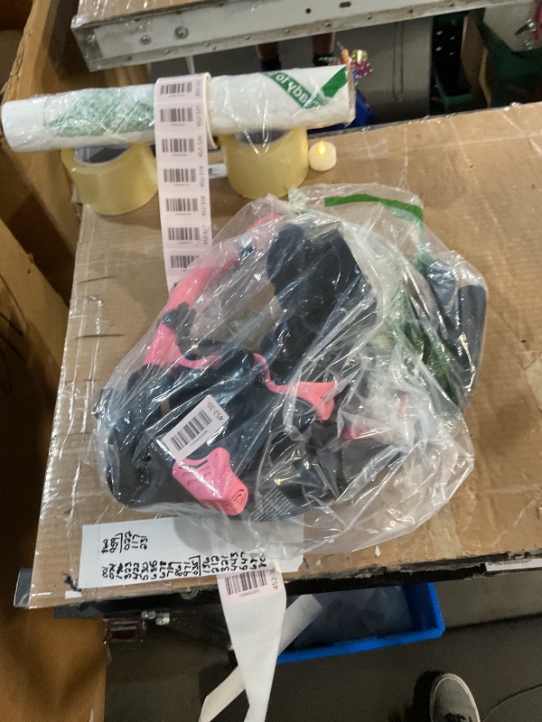 Photo 1 of (used item) Snorkeling Gear for Adults, JRing Snorkel Mask Set with 180 Degree Tempered Glass Anti Fog Goggles Scuba Dry Top Snorkel