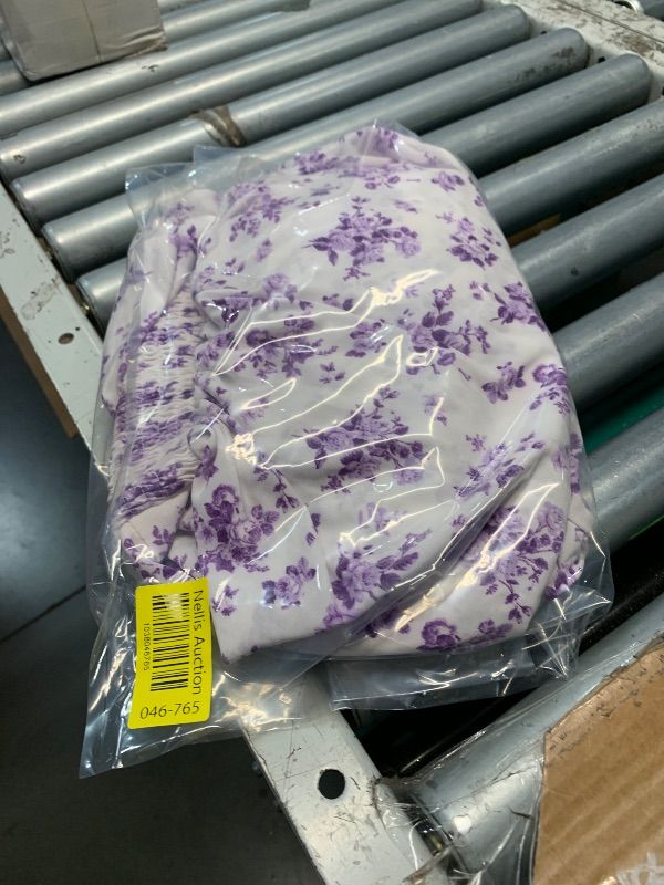 Photo 1 of ***STOCK PHOTO REFERENCE ONLY***Belle Poque Purple Floral Dress for Woman Vintage Floral Guest Wedding Dresses for Women 2024 Romantic Dress XL