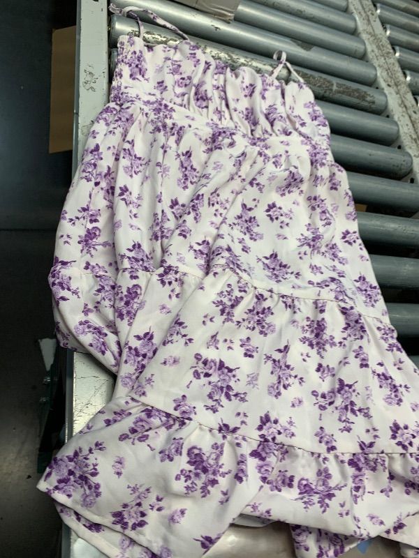 Photo 1 of ***STOCK PHOTO REFERENCE ONLY***Belle Poque Purple Floral Dress for Woman Vintage Floral Guest Wedding Dresses for Women 2024 Romantic Dress XL