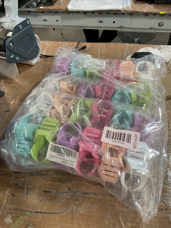 Photo 1 of ***FLOWERS*** COLLIBEL 6PCS Large Hair Claw Clips for Women - 4 inch Non-Slip Cute Thick Hair Clips, Strong Hold Light Colors Modern Big Claw Clips four packs***STOCK IMAGE FOR REFERENCE***