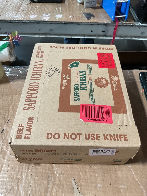 Photo 1 of [SAPPORO ICHIBAN] Ramen Noodles, Beef Flavor, No. 1 Tasting Japanese Instant Noodles (3.5 Oz. x 24 packs) | 24 Pack Case