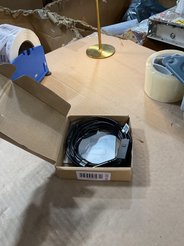 Photo 1 of [Dual-Lens] Endoscope Camera with Light, 1920P HD Borescope with 8+1 Adjustable LED Lights, IP67 Waterproof 16.5FT Semi-Rigid Snake Cord Inspection Camera for iPhone, iPad and Android Phone (Type C)