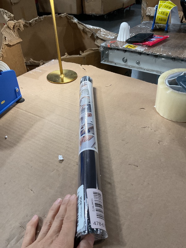 Photo 1 of ***FACTORY SEALED***LUTE One Way Window Privacy Film, Window Tint for Home, Sun Blocking UV Heat Blocker, See Out Not in Reflective Mirror Film, Removable Static Cling Glass Door Cover, Black Silver, 17.5" x 78.7"