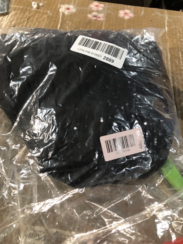 View 2 of ***(HEAVILY USED/ MINOR DAMAGE)***GRACE KARIN Black Sequin Dress Women's Cocktail Dresses for Older Women Wedding Guest Black XXL