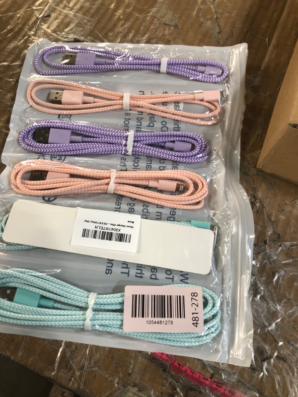 Photo 1 of [Apple MFi Certified] iPhone Charger, 6Pack (3/3/6/6/6/10 FT) Fast Charging Long Lightning Cable, High Speed Transfer USB Charger Cord for iPhone 14 13 12 11 Pro Max/XR/XS/X/8/7/6Plus iPad