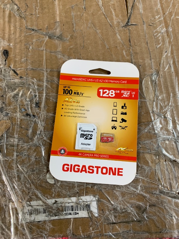 Photo 1 of [5-Yrs Free Data Recovery] Gigastone 128GB Micro SD Card, 4K Video Recording for GoPro, Action Camera, DJI, Drone, Nintendo-Switch, R/W up to 100/50 MB/s MicroSDXC Memory Card UHS-I U3 A2 V30 C10