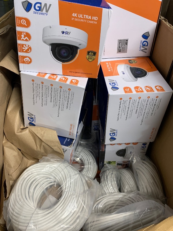 Photo 1 of GW Security 16 Channel UltraHD 4K (3840x2160) Motorized Zoom NVR Security Camera System - 16 x 8MP 2.8-12mm 4X Optical Zoom Face Recognition/Human/Car AI Detection Waterproof Microphone IP PoE Cameras