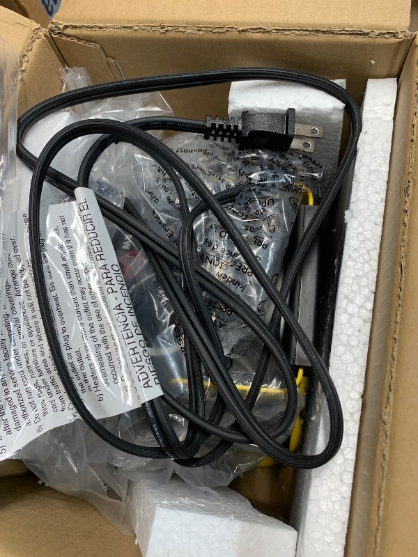 Photo 1 of ***DAMAGED - SEE NOTES/PICTURES***Outdoor Heaters for Patio-1500W Portable Electric Garage Heater with 2S Fast Heating, Overheat Protection, Thermostat, Space Heaters for Outdoor, Greenhouse, Room, Garage, Tent, Indoor Use