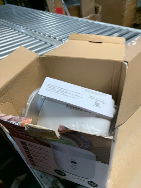 Photo 1 of [Yamazen] Rice cooker 0.5-1.5 go Microcomputer-type small mini rice cooker with rice cracker mode for warm living Reservation function White YJG-M150 (W) Japan Import