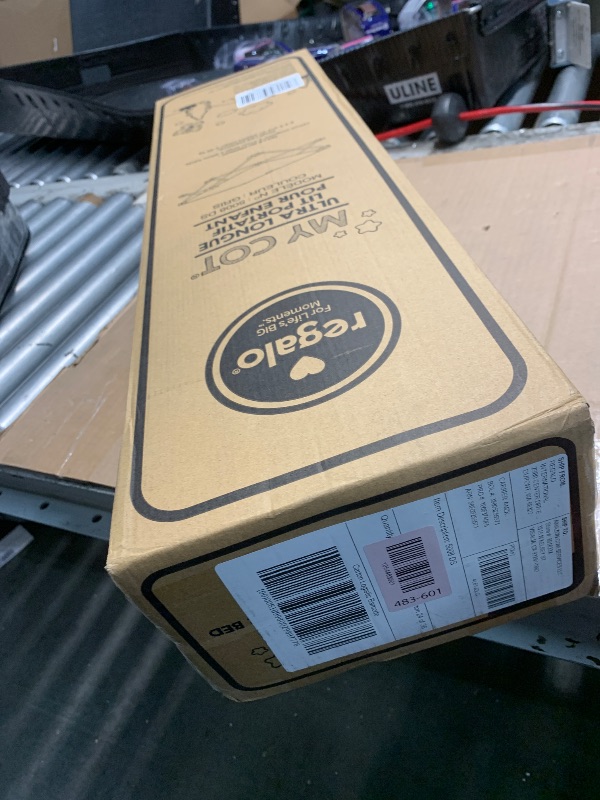 Photo 1 of ***FACTORY SEALED*** Regalo Extra Long My Cot Portable Toddler Bed - Gray 54x28x12 Inch
