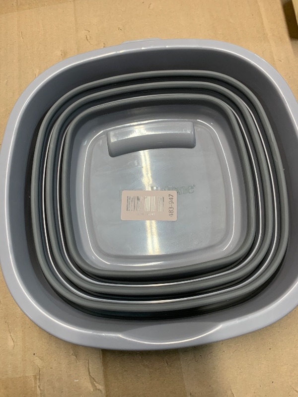 Photo 1 of (no handle) BROOKSTONE, Slim Collapsible Bucket for Mopping, 2.6 Gallons (10L), Home Mop Cleaning or Car Washing, Fishing