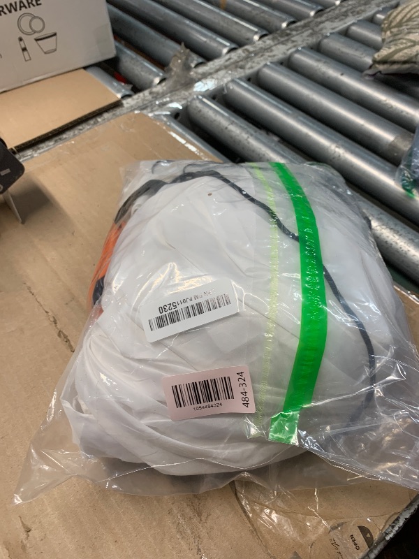 Photo 1 of 5 ft Tall Halloween Inflatables Ghost Dog with Pumpkin Outdoor Decoration Blow up Halloween Inflatables Dog with Built-in LED Light for Outdoor Yard Garden Lawn Patio Holiday Party Decoration