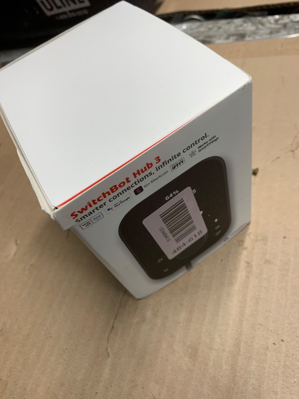 Photo 1 of ** Stand only, hub not included ** SwitchBot Hub 3 (3rd Gen), Smart Home Hub with 2.4" IPS Screen & Knob Control, WiFi Thermometer Hygrometer, IR Remote Hub (Matter/Bluetooth 200m), Alexa/Google/Apple Home Compatible