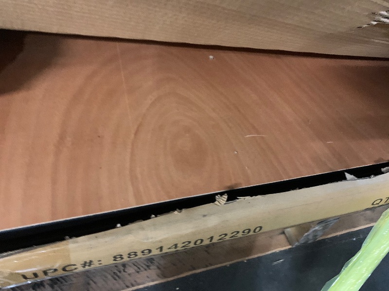 Photo 1 of Flash Furniture Fielder 8' Rectangular All-Occasion Wood Folding Event Table, Foldable Portable Banquet Table with Wooden Top, Natural/Black