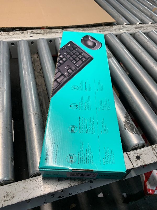 Photo 1 of ***FACTORY SEALED*** Logitech MK270 Wireless Keyboard and Mouse Combo for Windows, 2.4 GHz, 8 Multimedia Keys, PC, Laptop, Wireless Keyboard Compact Mouse Combo - Black