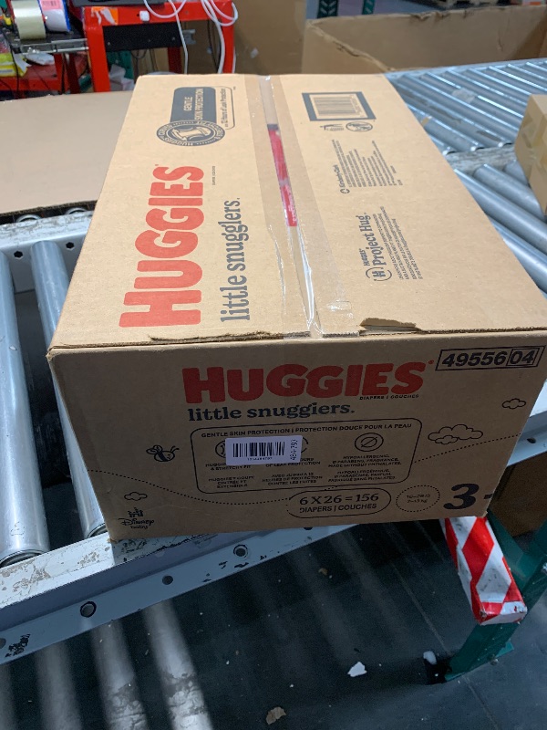 Photo 1 of ***FACTORY SEALED*** Baby Diapers Size 3 (16-28 lbs), 156ct, Huggies Little Snugglers