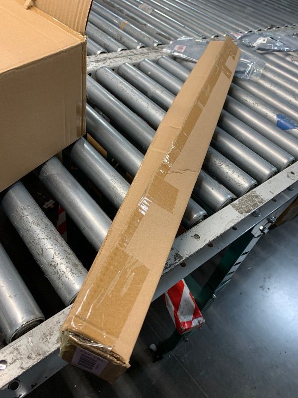 Photo 1 of ***FACTORY SEALED*** Kenney KN75240 Fast Fit Easy Install Lilly Cage Oblong Openwork End Decorative Window Curtain Rod, 36-66" Adjustable Length, Black Finish, 5/8" Diameter Steel Tube