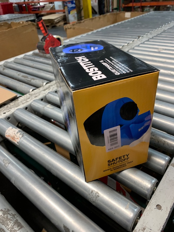 Photo 1 of **PARTS ONLY** **NONFUNCTIONAL** Bostitch Office QuietSharp Electric Pencil Sharpener, Heavy Duty Classroom or Office Use, Size Selector with 6 Different Sizes, Blue