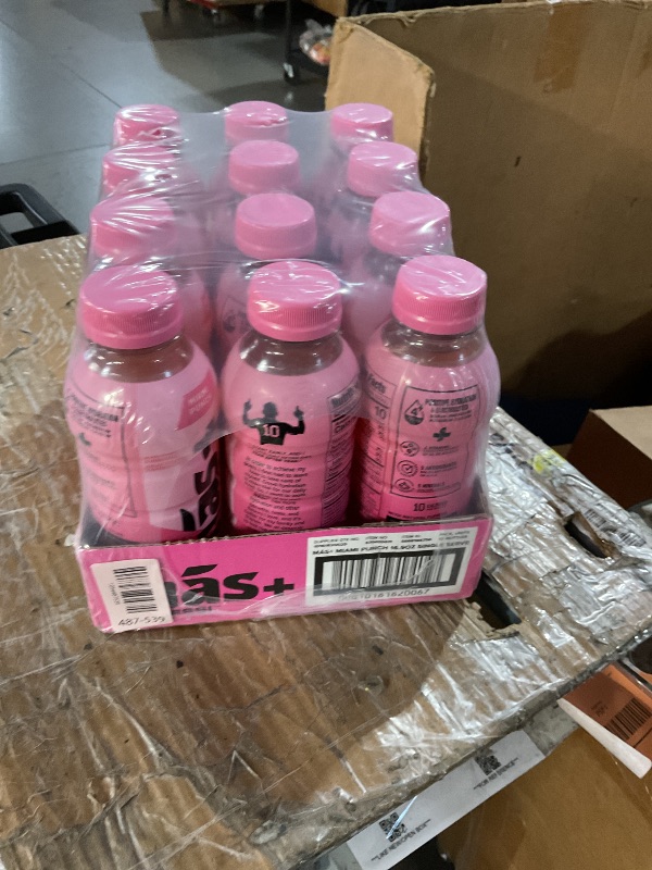 Photo 1 of ******* no expiration date available*****Más+ by Messi 16.9oz Miami Punch, Sports Drink & Hydration Beverage, Natural Flavors with Vitamins and Electrolytes, No Artificial Sweeteners or Colors, 12-pack